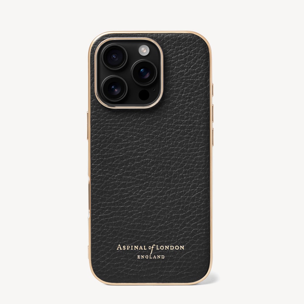 iPhone 16 Pro Case Black Pebble