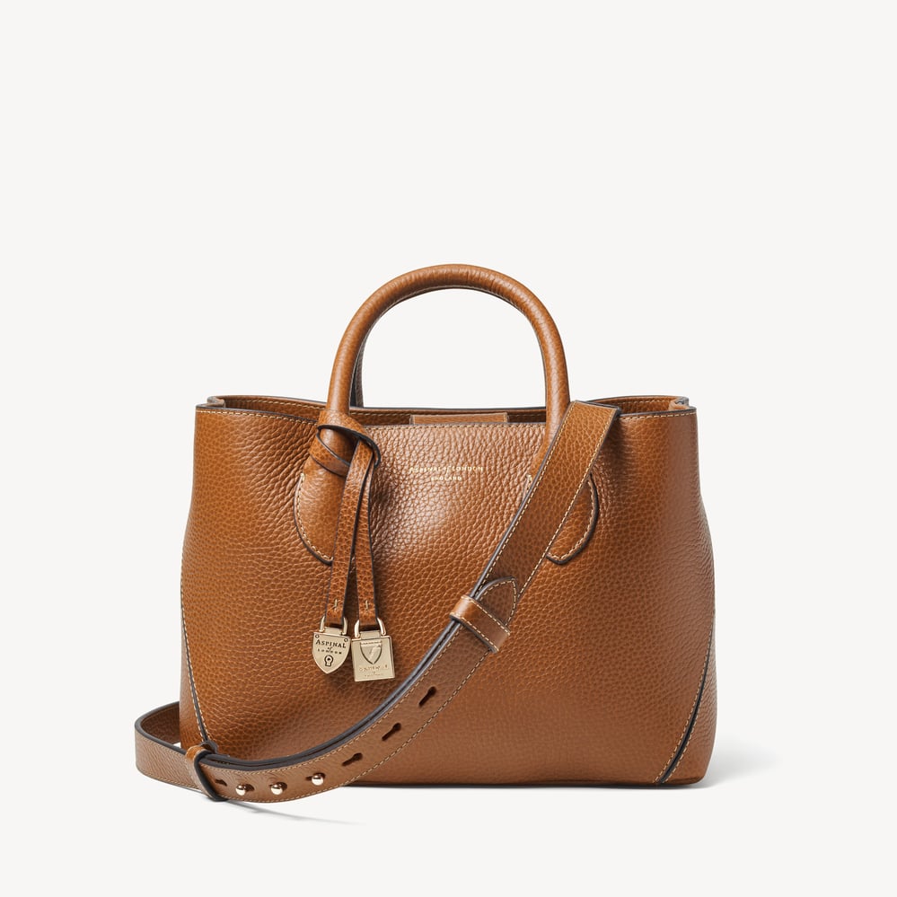 Midi London Tote Tan Pebble