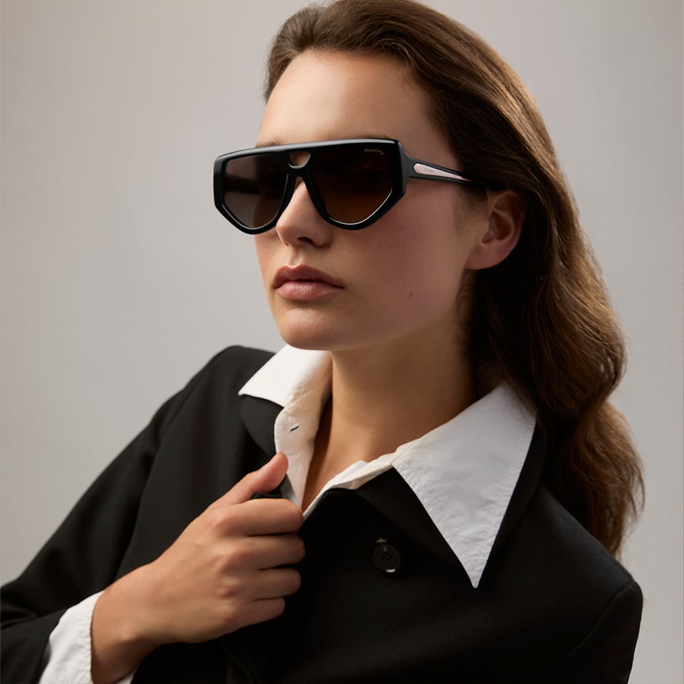 Cabo Aviator Sunglasses Black 