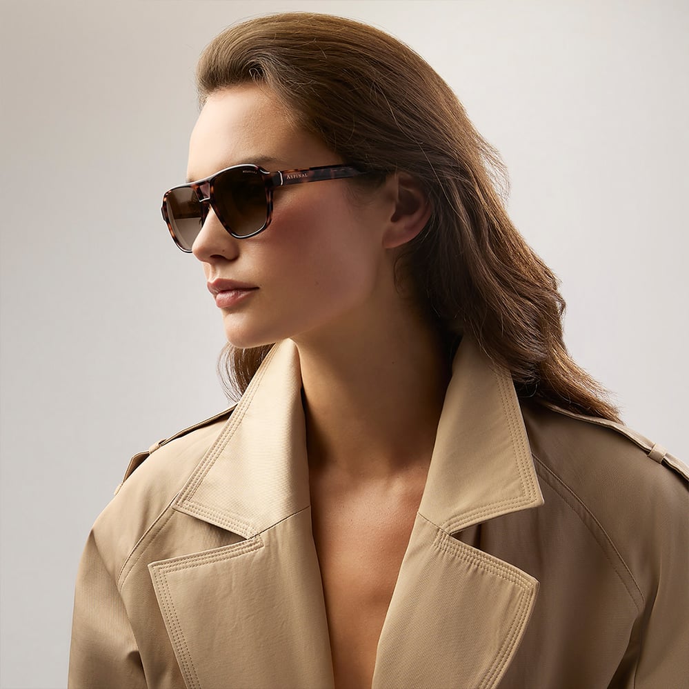 St Barts Aviator Sunglasses Tortoiseshell 