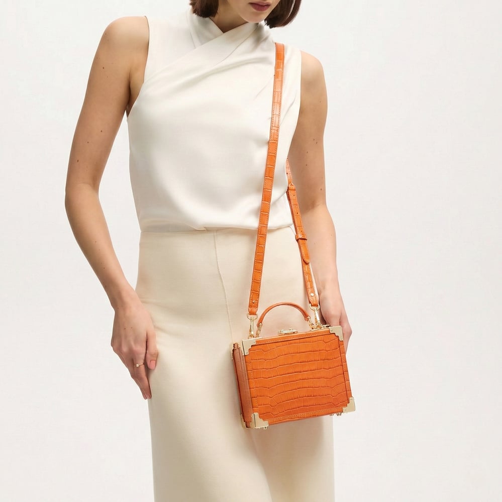 Trunk Deep Shine Marmalade Small Croc