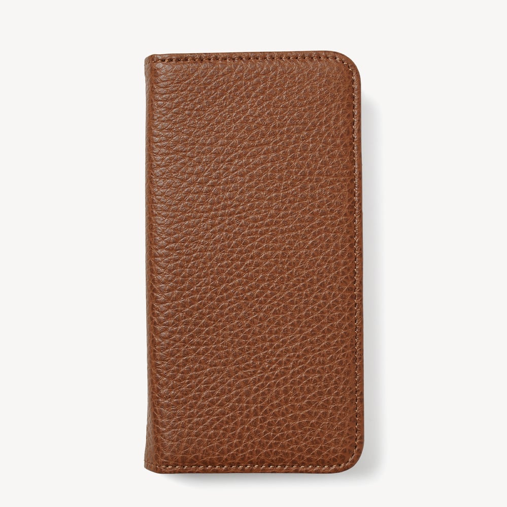 iPhone 16 Pro Magnetic Card Case Tan Pebble