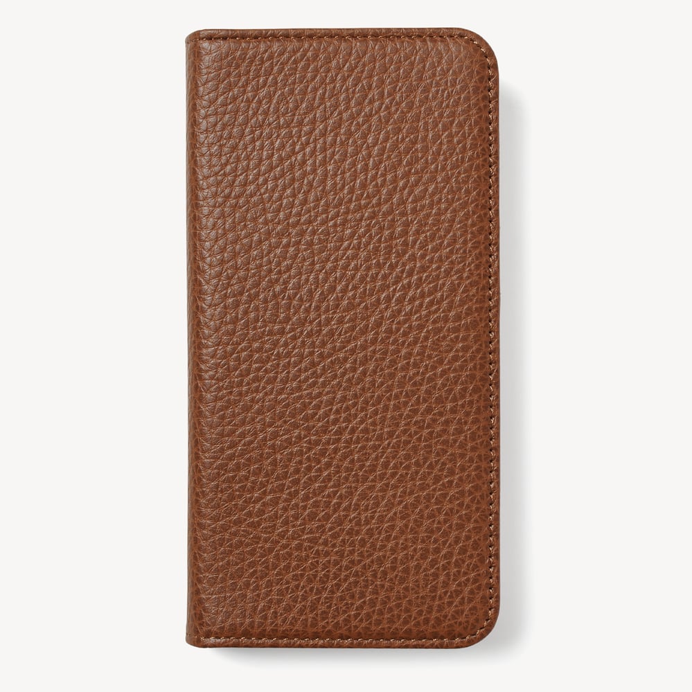 iPhone 16 Pro Max Magnetic Card Case Tan Pebble