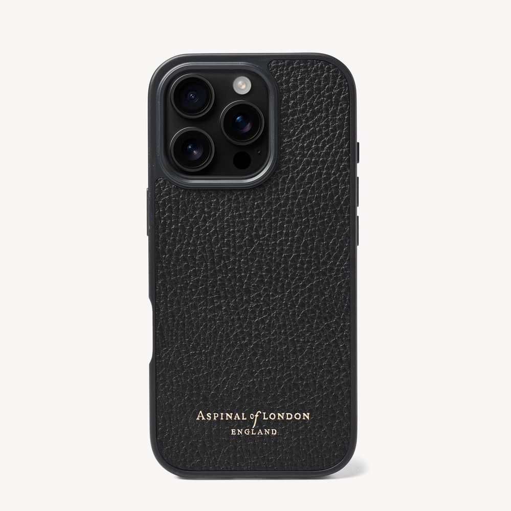 iPhone 16 Pro Case Black Pebble