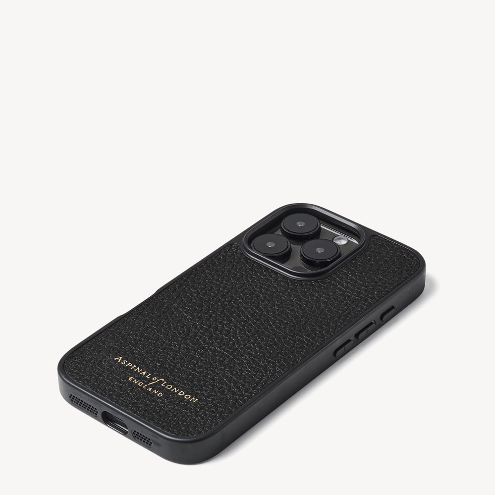 iPhone 16 Pro Case Black Pebble