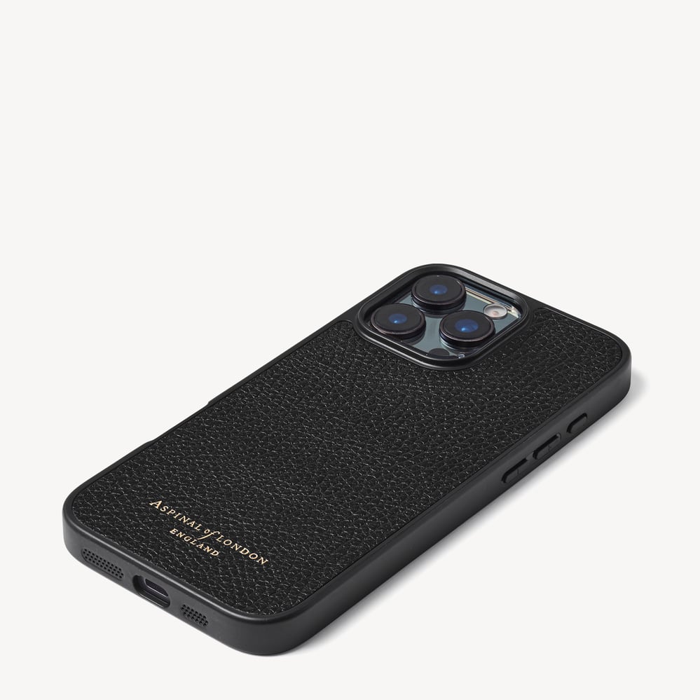 iPhone 16 Pro Max Case Black Pebble