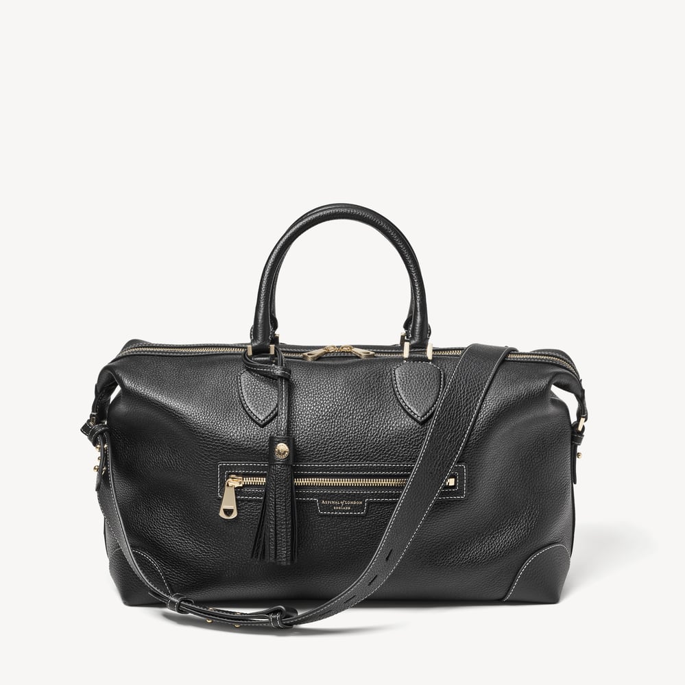 Hudson Bag Black Milled Pebble