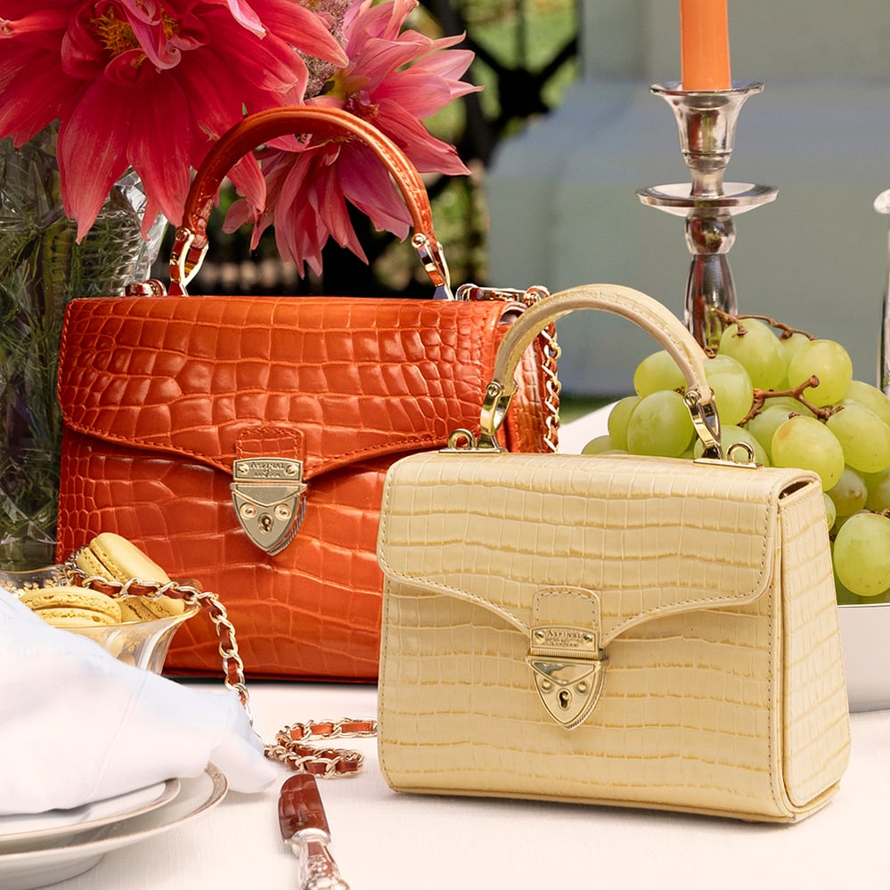 Midi Mayfair® Deep Shine Marmalade Ombre Croc