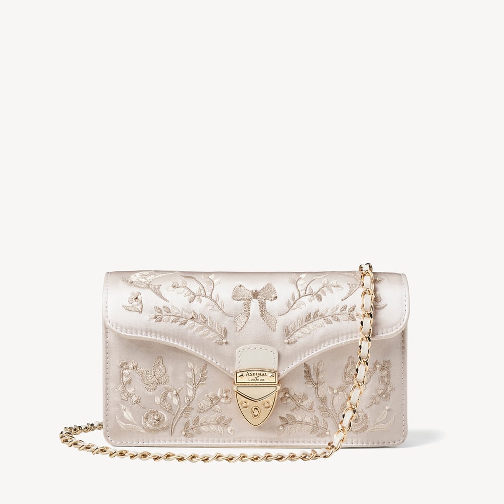 Mayfair®Clutch Ivory Silk Satin