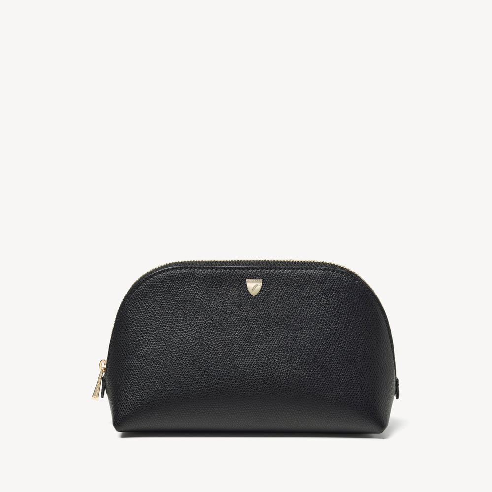 Classic Makeup Case Black Soft Saffiano