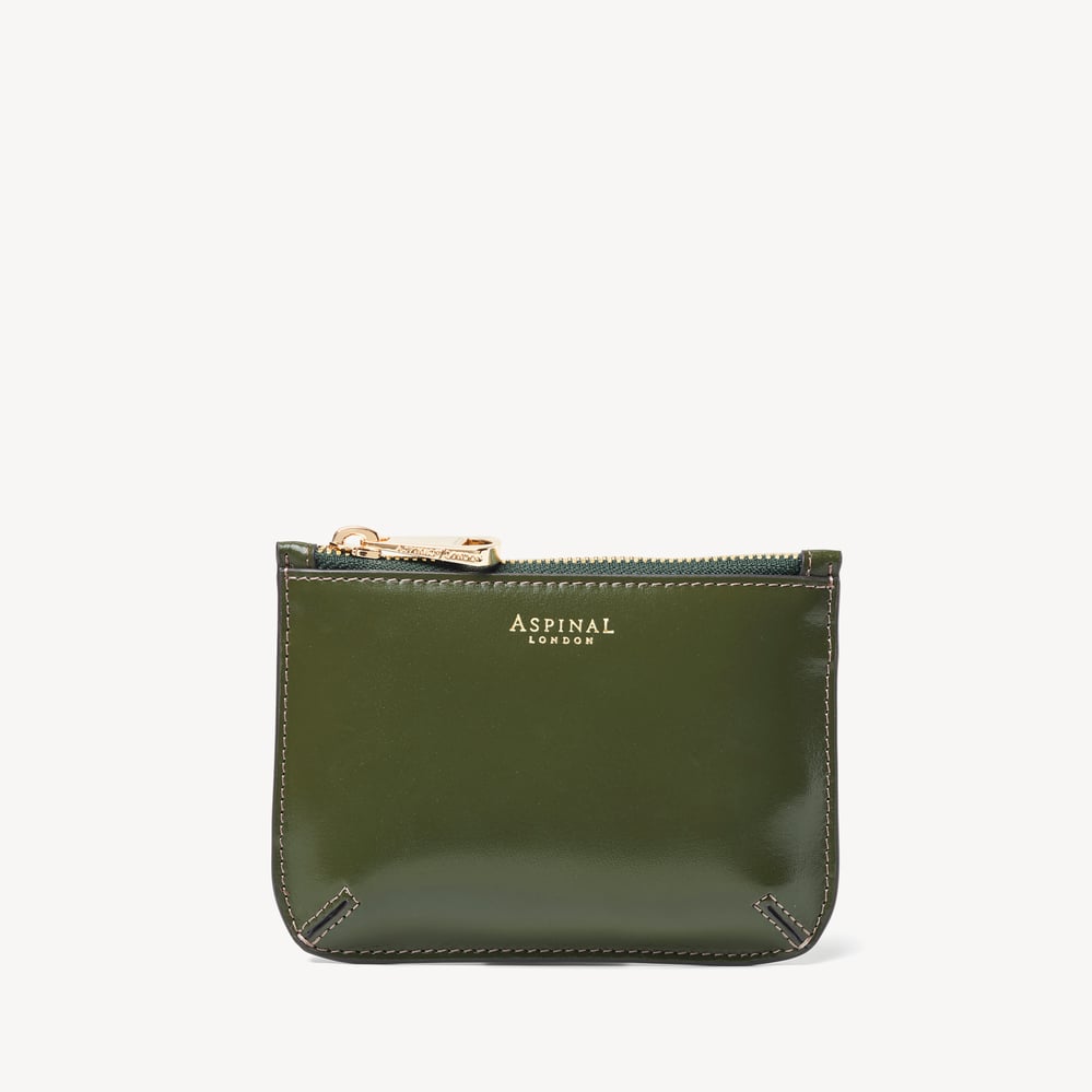 Small Ella Pouch Smooth Moss Green