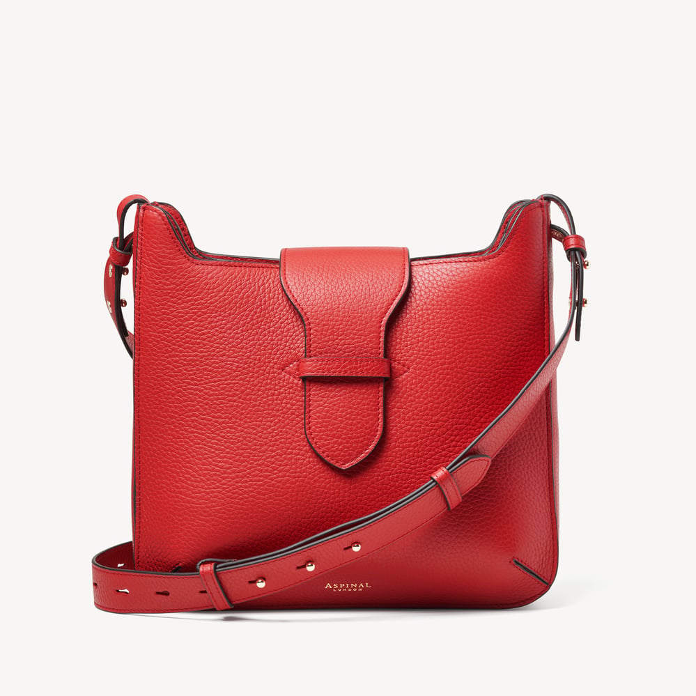 Ella Hobo Cardinal Red Pebble