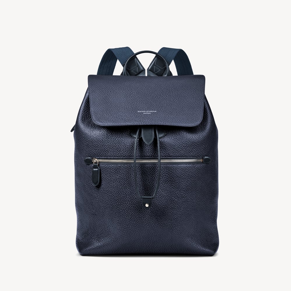 Reporter Backpack Navy Pebble