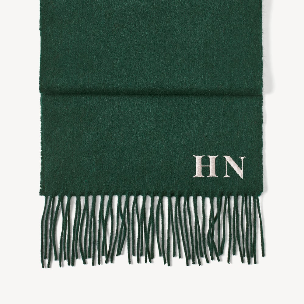 Pure Cashmere Scarf Evergreen Pure Cashmere
