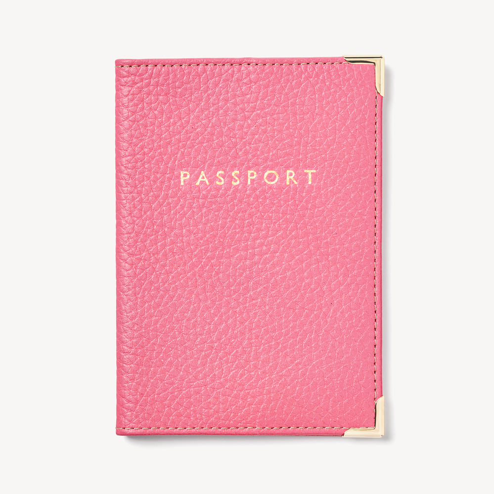 Passport Cover Candy Pink Pebble