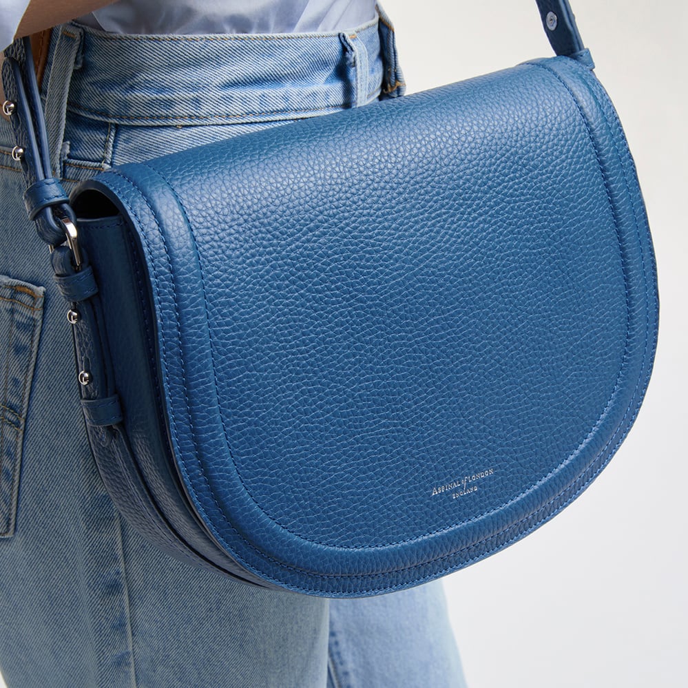 Stella Satchel Crossbody Topaz Pebble