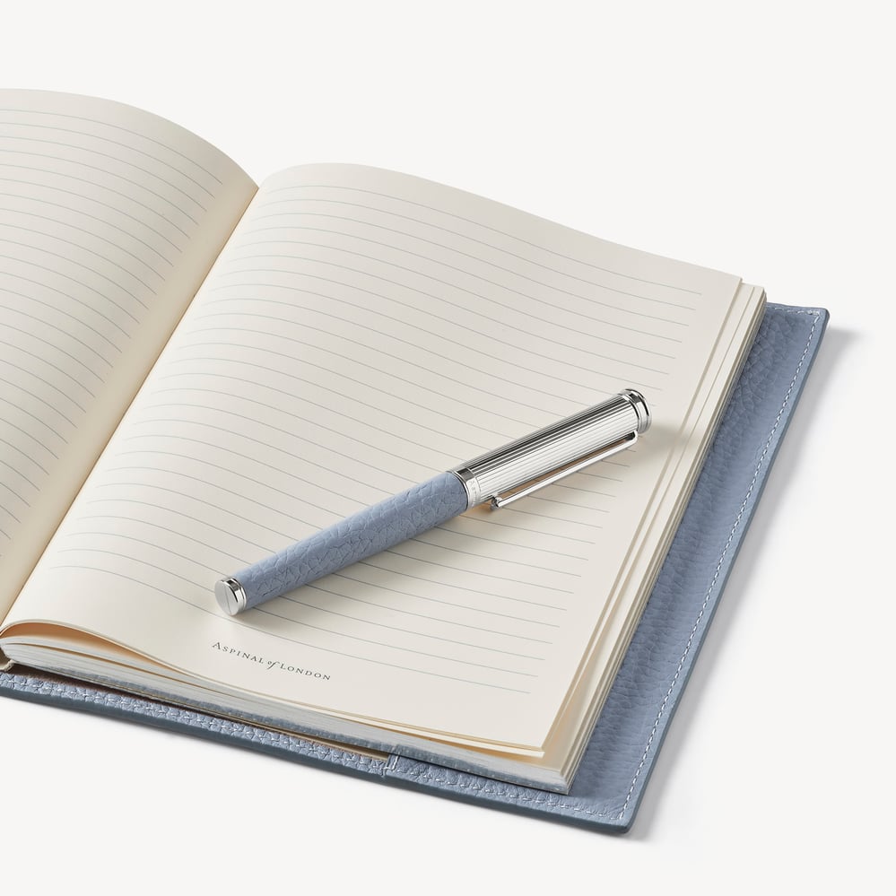 A5 Refillable Journal & Pen Set Sky Blue Pebble