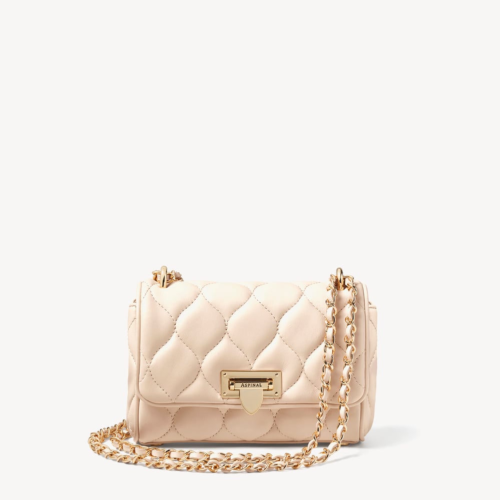 Micro Lottie Crossbody Ivory Nappa