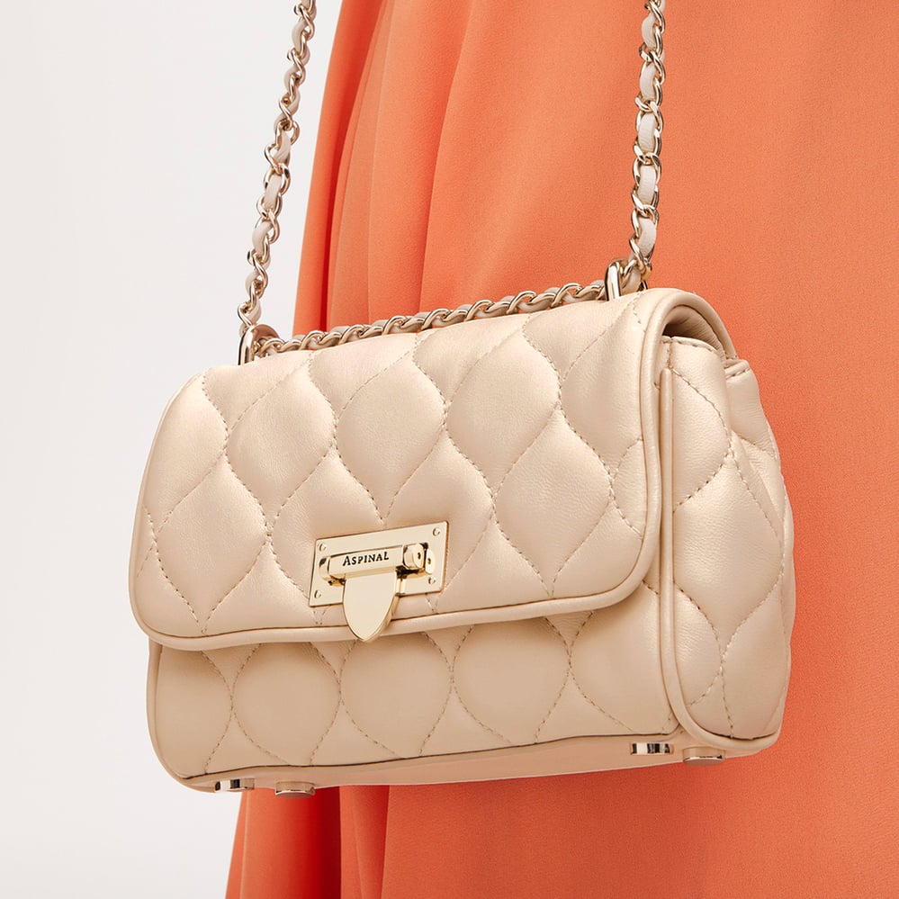 Micro Lottie Crossbody Ivory Nappa