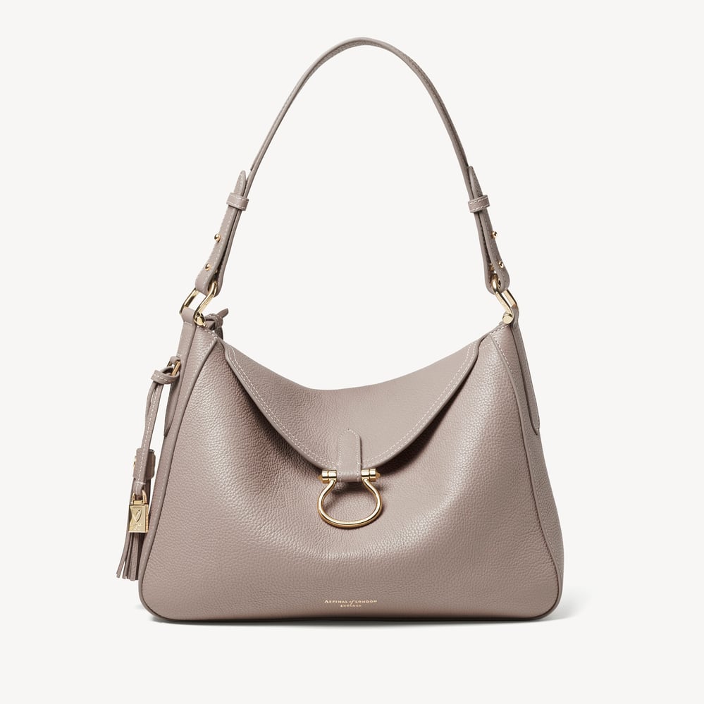 Bella Hobo Moleskin Milled Pebble