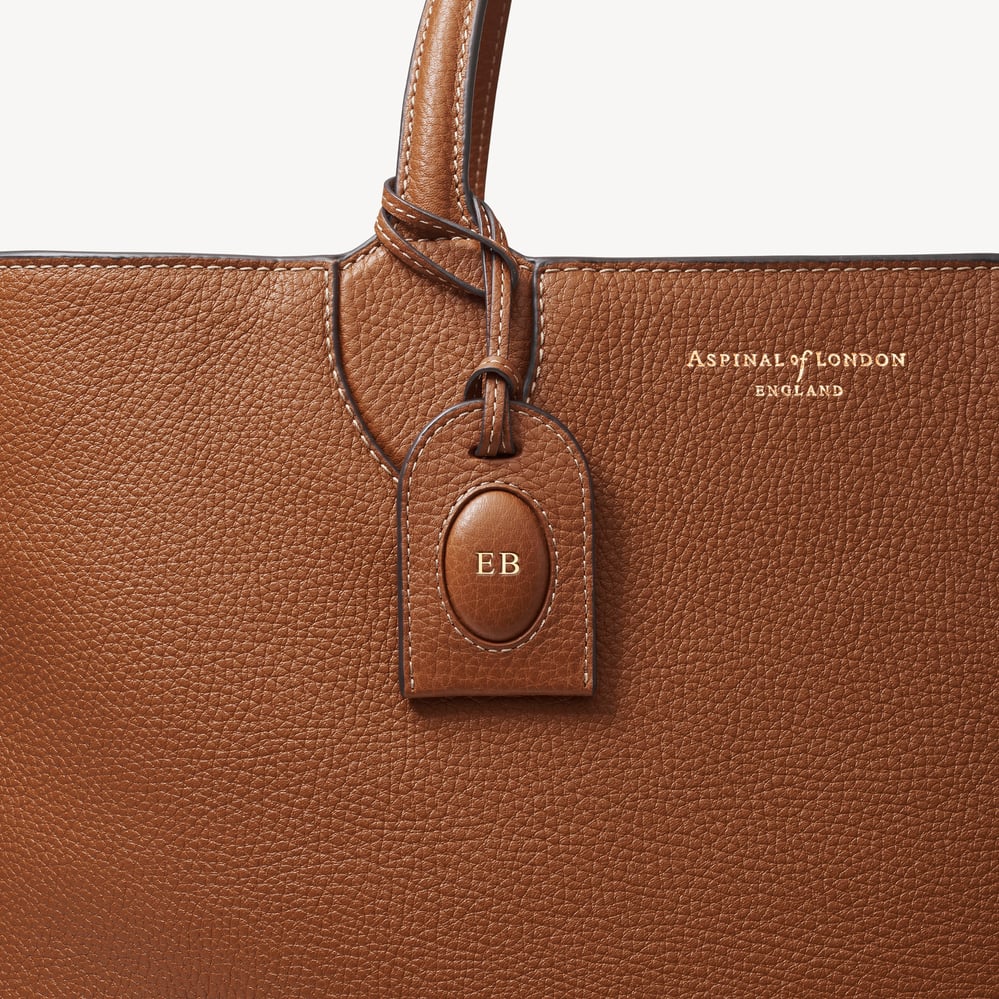 Hudson Perso Charm Tan Milled Pebble