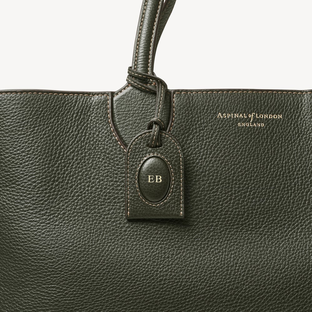 Hudson Perso Charm Forest Green Milled Pebble