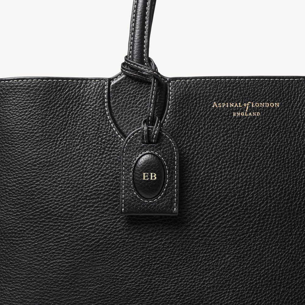 Hudson Perso Charm Black Milled Pebble
