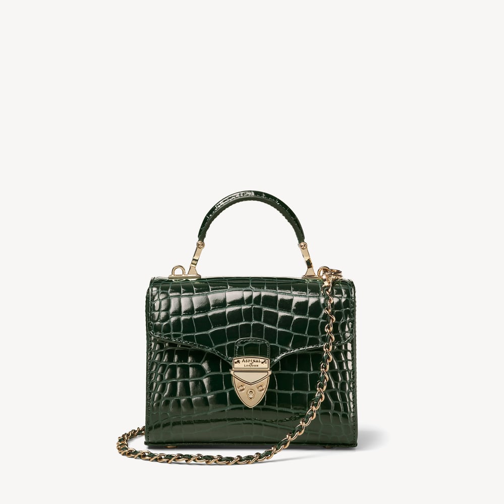 Mini Mayfair® Evergreen Patent Croc