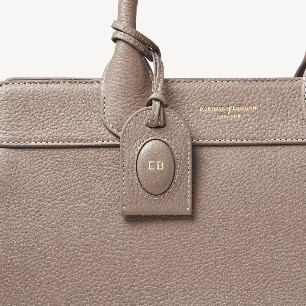 Hudson Perso Charm Moleskin Milled Pebble
