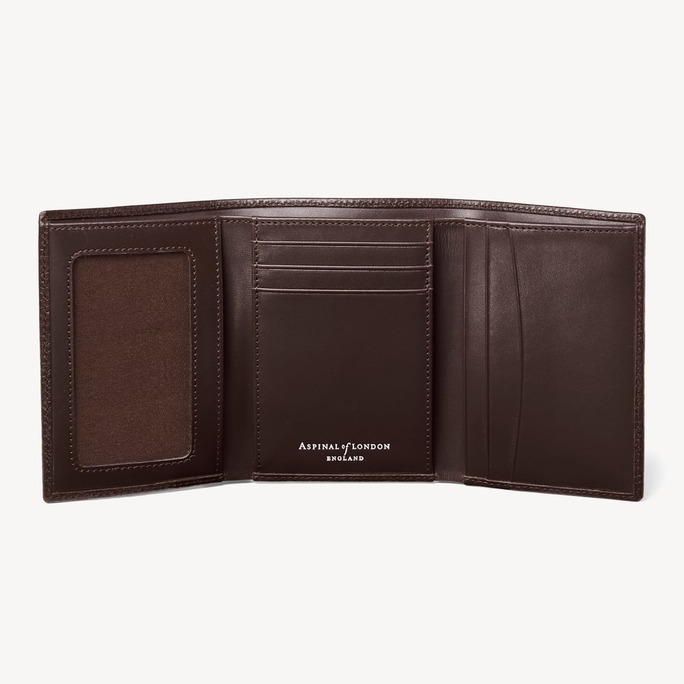 Trifold Wallet Chocolate Pebble