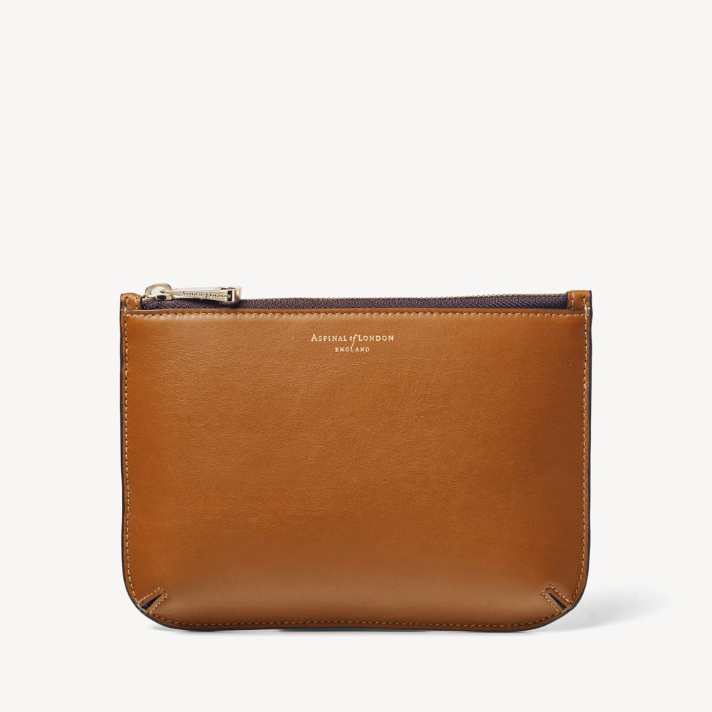 Medium Ella Pouch Smooth Tan