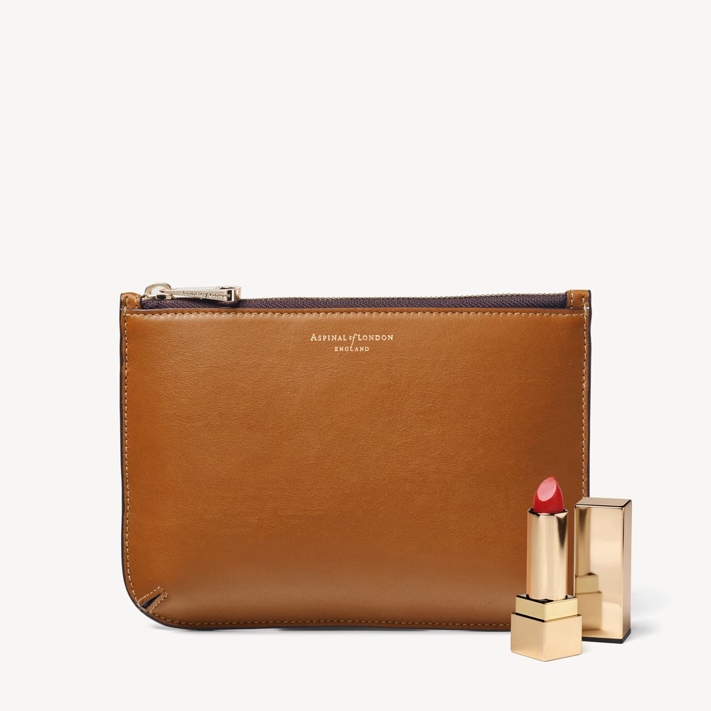 Medium Ella Pouch Smooth Tan