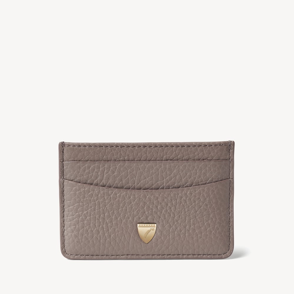 Slim Credit Card Holder Warm Grey Pebble