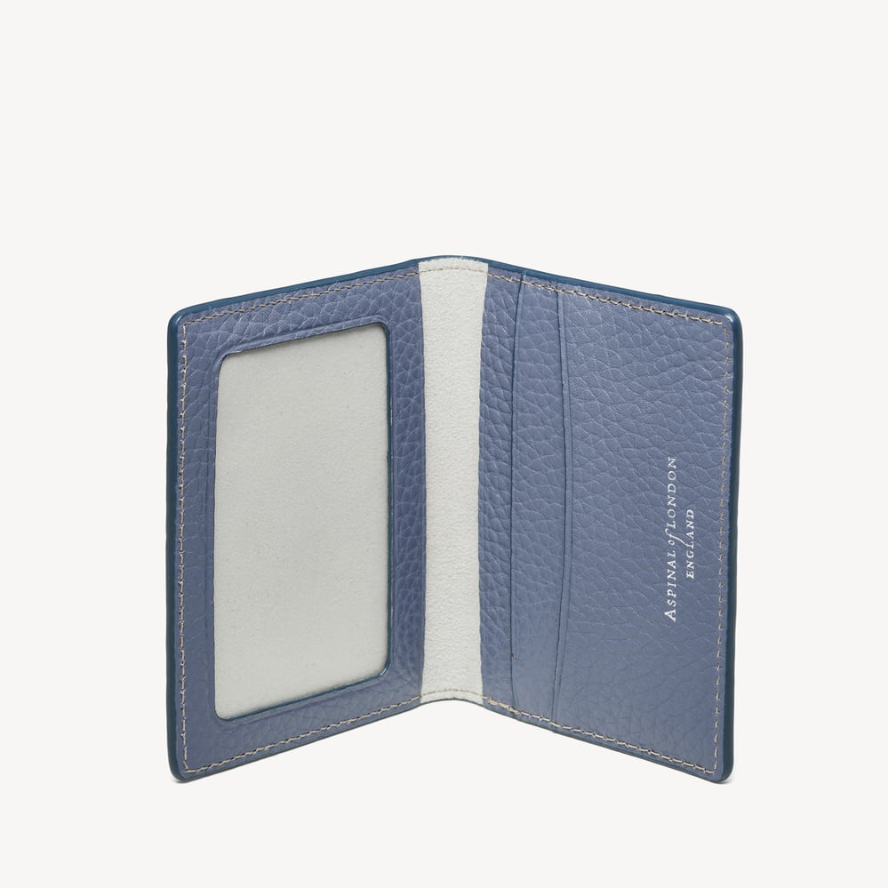 ID & Travel Card Case Heritage Blue Pebble