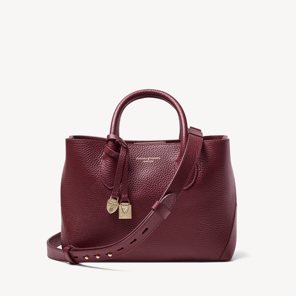 Midi London Tote Garnet Pebble