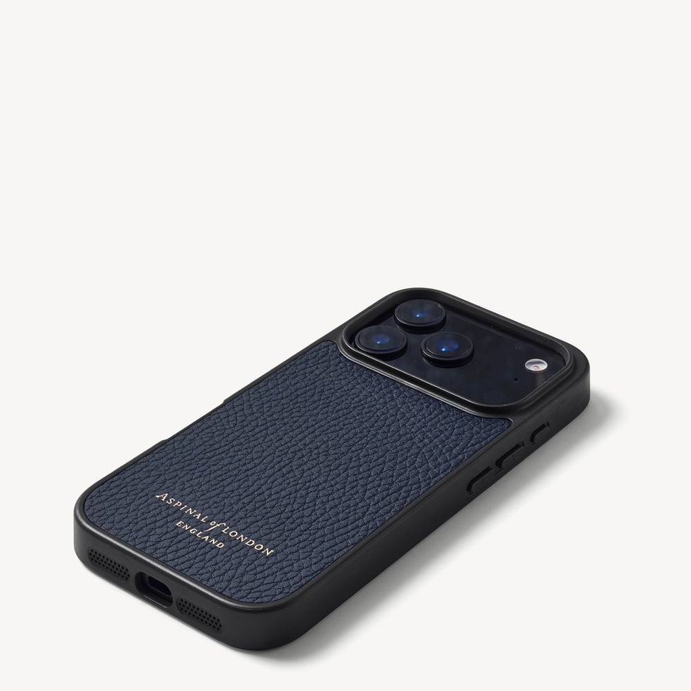 iPhone 18 Pro Case Navy Pebble