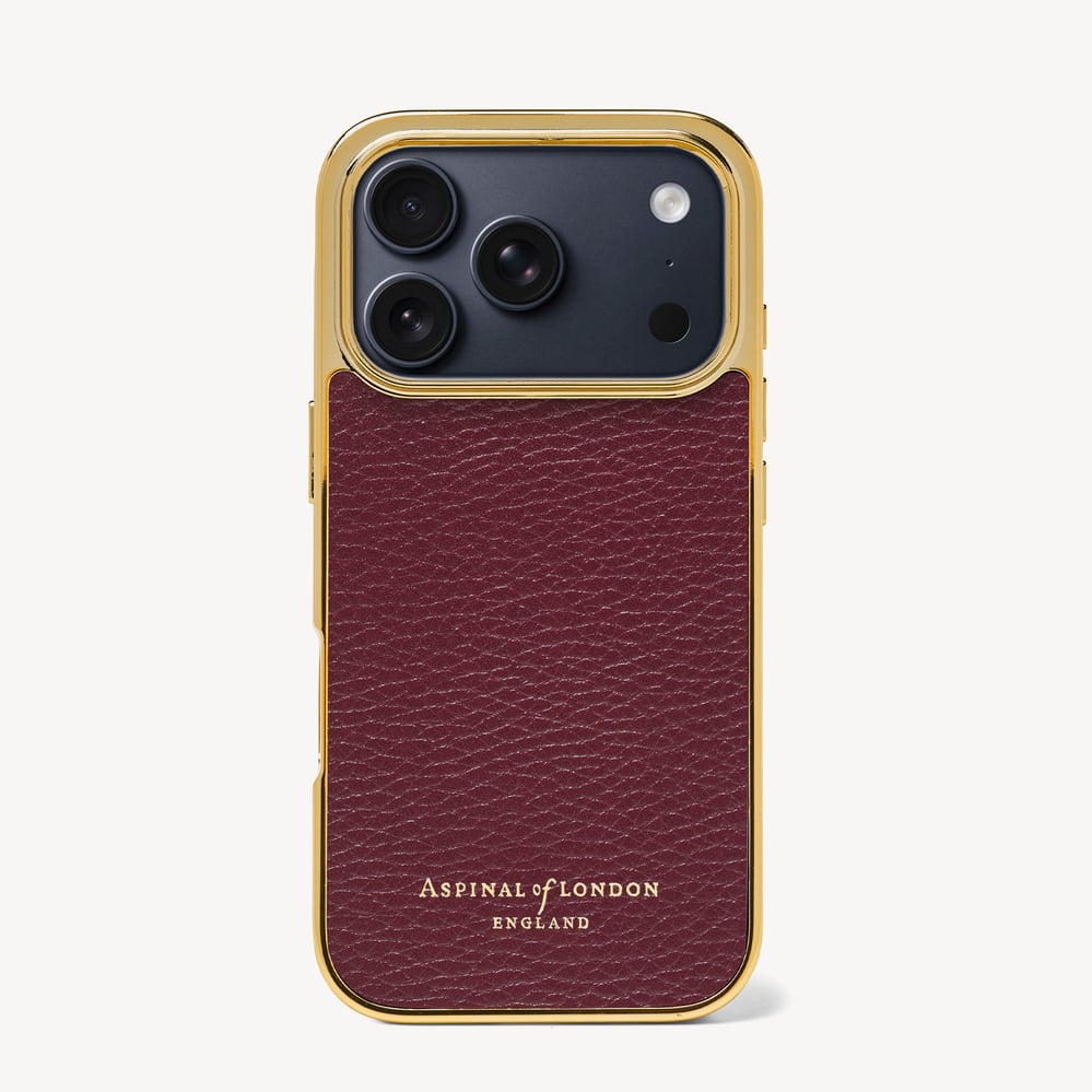 iPhone 18 Pro Case Garnet Pebble