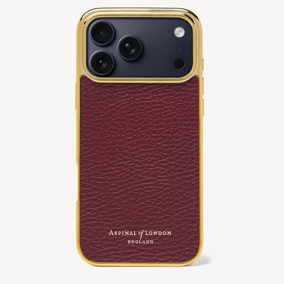 iPhone 18 Pro Max Case Garnet Pebble
