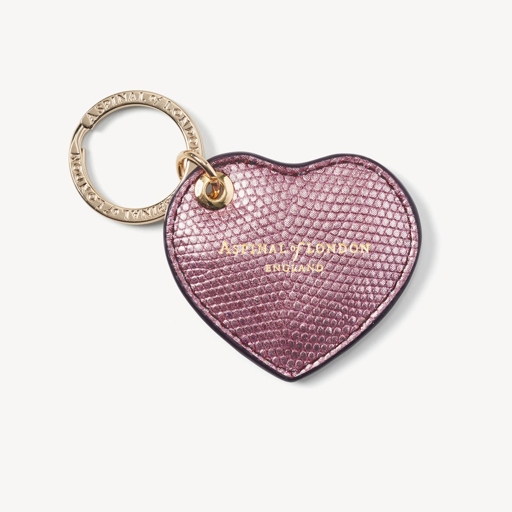 Small Heart Keyring Cassis Lizard