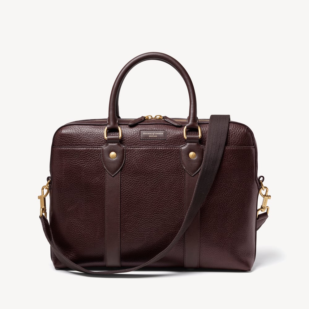 Heritage Briefcase Conker Pebble