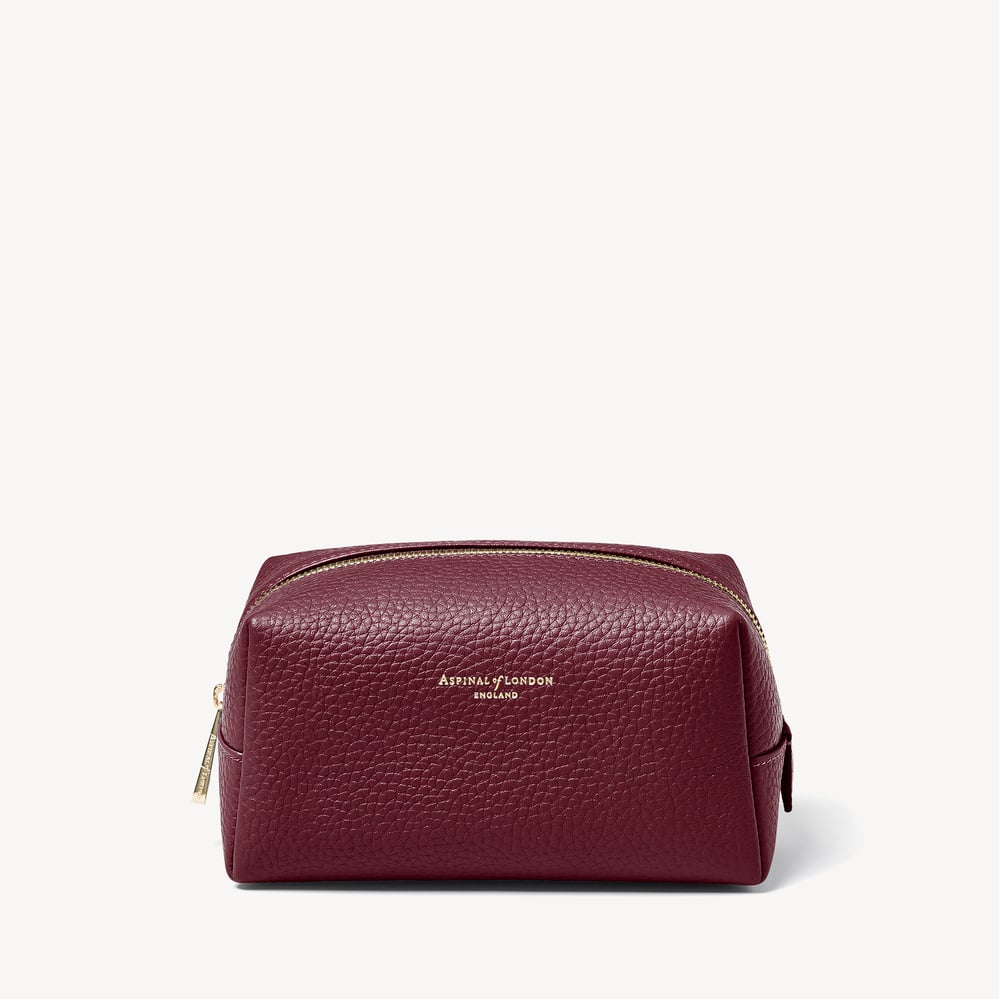 London Makeup Bag Garnet Pebble