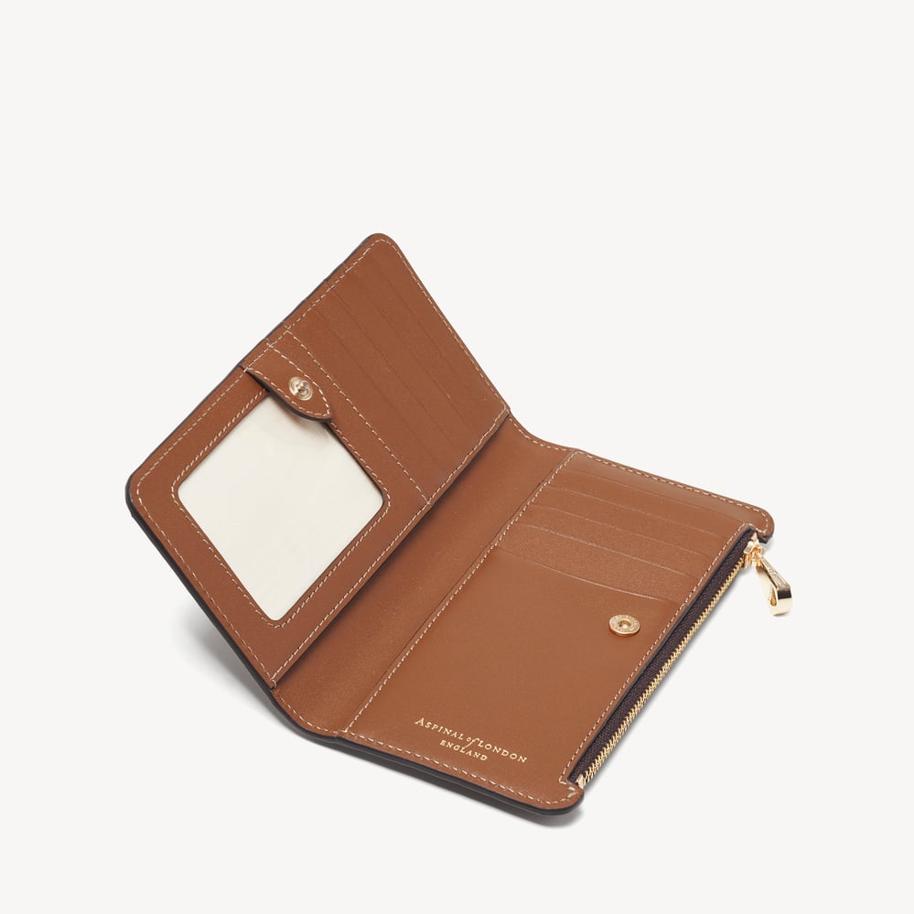 Mayfair® Large Credit Card Wallet Tan Pebble