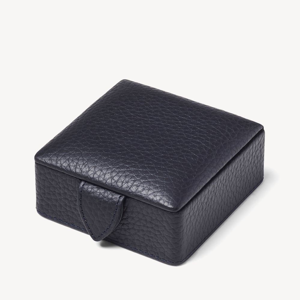 Stud Box Navy Pebble