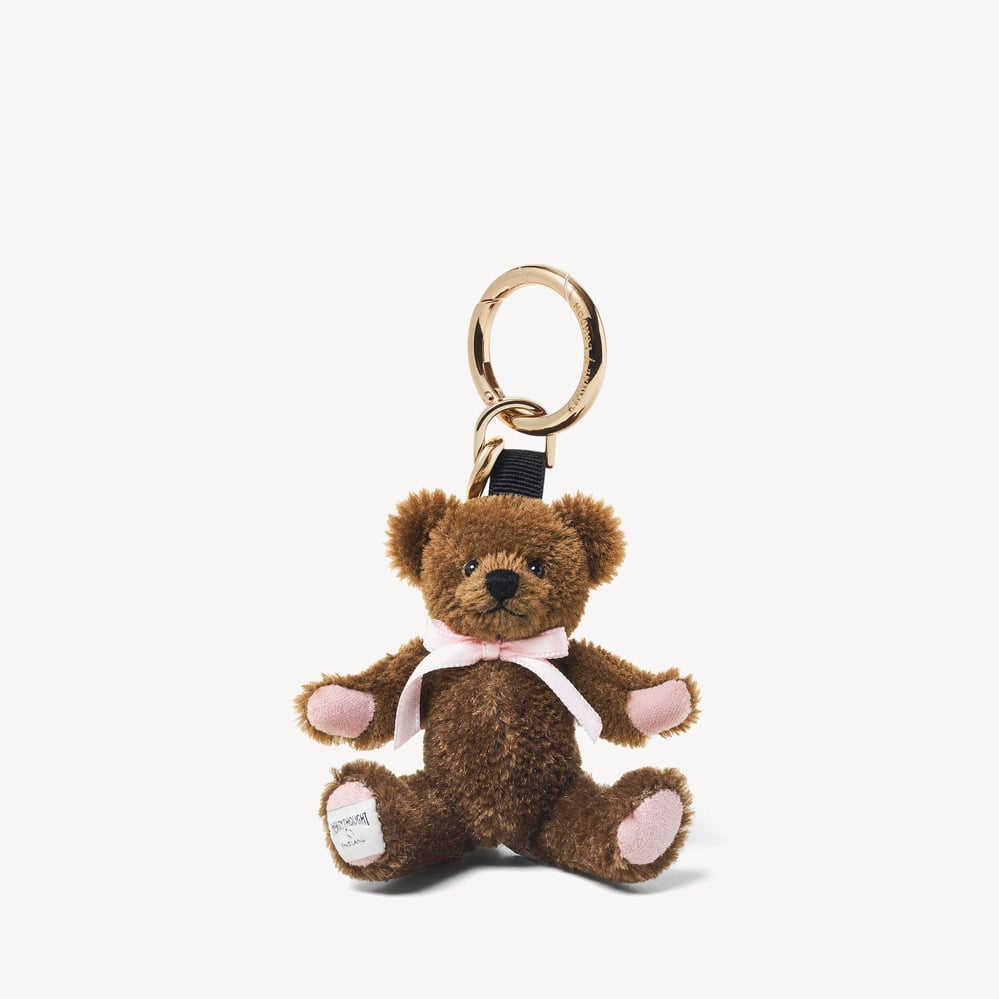 Betty Bear Keyring Charm Mohair Bear