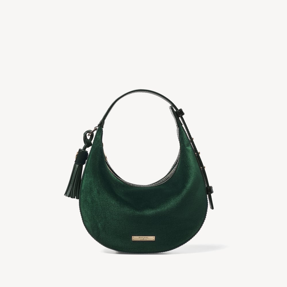 Valentina Evergreen Velvet & High Shine Patent
