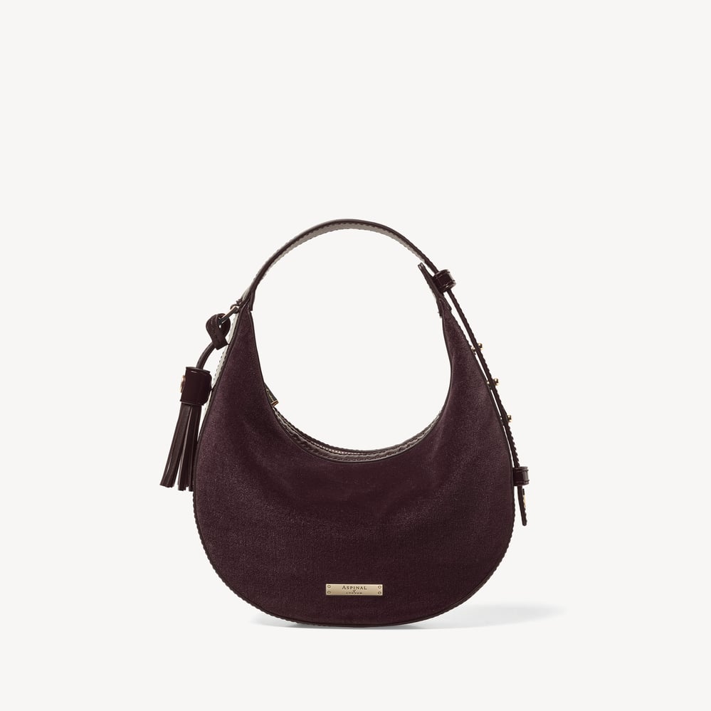 Valentina Plum Velvet & High Shine Patent