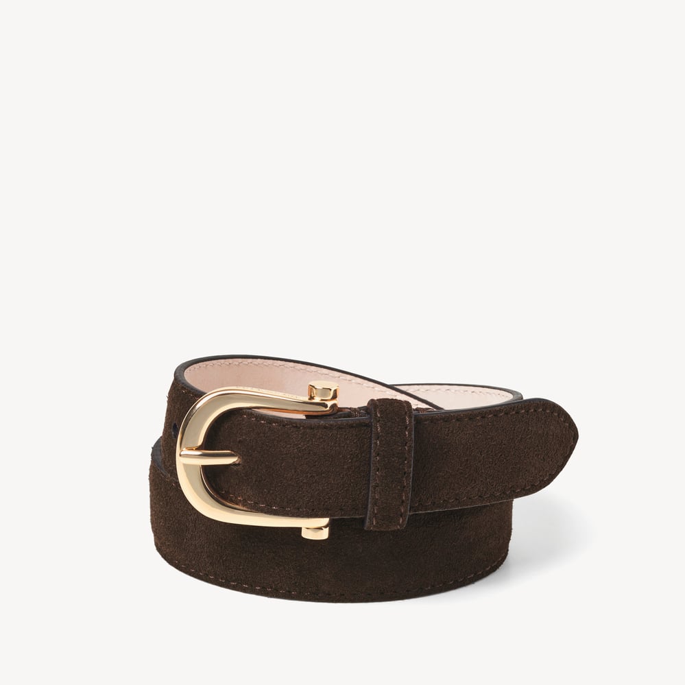 Bella Waist Belt Chocolate Suede