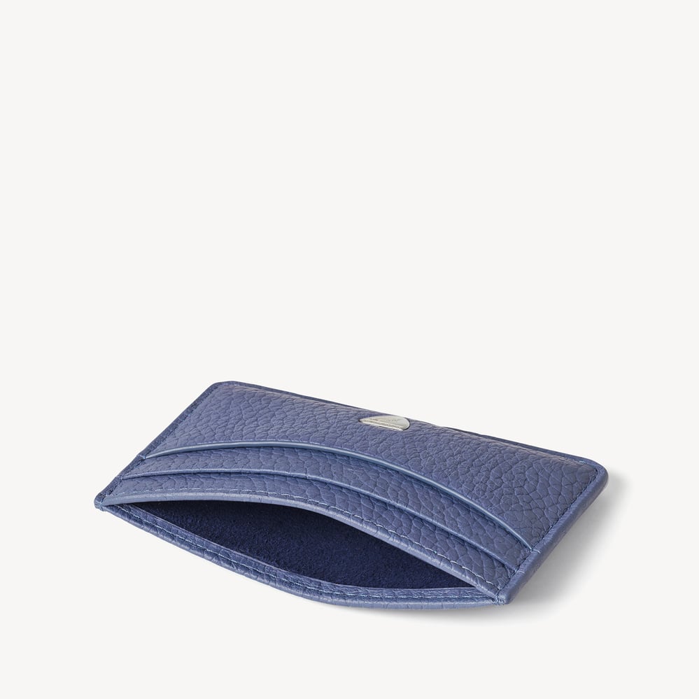 Slim Credit Card Holder Bluebell Pebble
