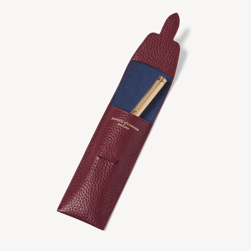 Pen Case Garnet Pebble