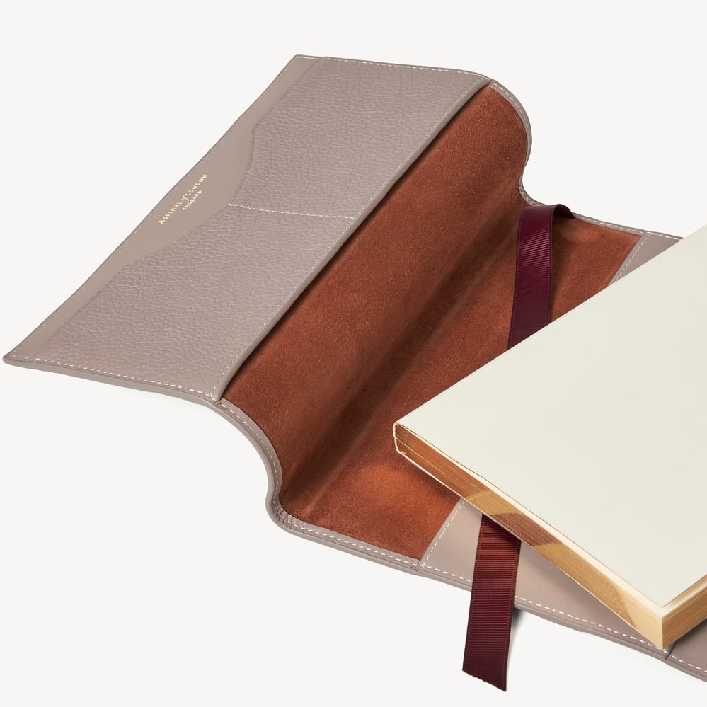 A5 Hudson Deluxe Refillable Journal Moleskin Milled Pebble
